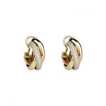 AAA Replica Trinity de Cartier Diamond Earrings